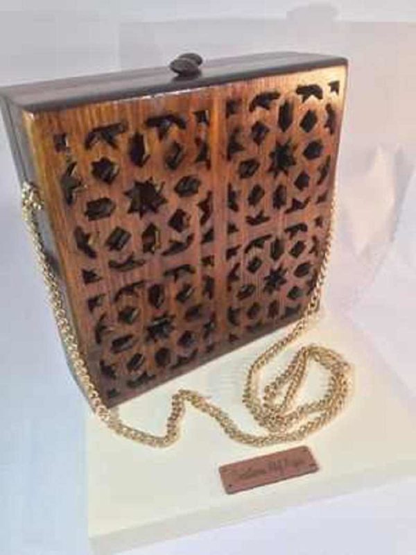 Sac en bois ajouré
