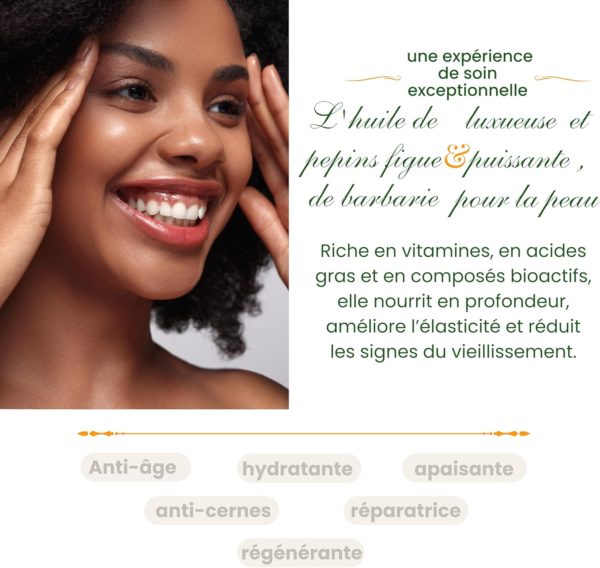 Huile de Pépins de figue de barbarie 30 ml