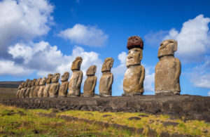 bac en résine Moai 