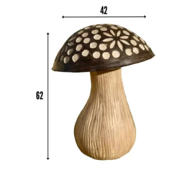 Lampe Champignon en Résine.