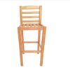 Chaise bistrot en bois massif robuste