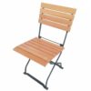 Chaise Pliable en Bois et Acier