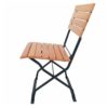 Chaise Pliable en Bois et Acier