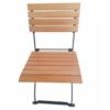 Chaise Pliable en Bois et Acier