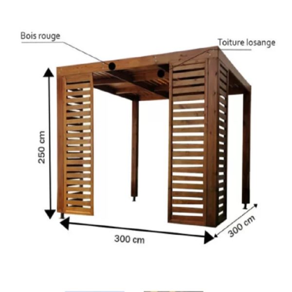 Pergola Terrasse en Bois