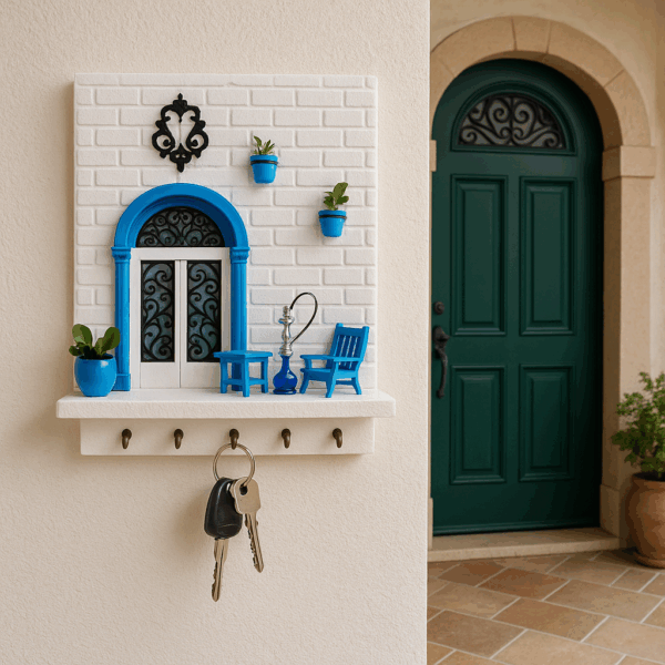 Porte-clés mural décoratif